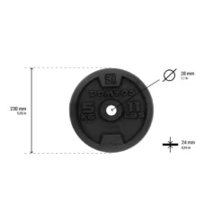 CORENGTH Disque De Fonte Musculation 28 Mm 10 CORENGTH Disque De Fonte Musculation 28 Mm -Sportmania disque de fonte musculation 28 mm 3