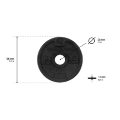 CORENGTH Disque De Fonte Musculation 28 Mm 12 CORENGTH Disque De Fonte Musculation 28 Mm -Sportmania disque de fonte musculation 28 mm 5