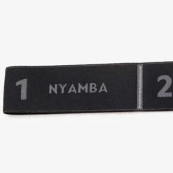 BANDE ÉLASTIQUE FITNESS RÉSISTANCE 15 KG TEXTILE - NOIRE -Sportmania elastique resistance forte fitness textile noire 4