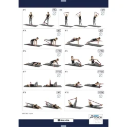 BANDE ÉLASTIQUE FITNESS RÉSISTANCE 10 KG TEXTILE - BORDEAUX -Sportmania elastique resistance moyenne fitness textile bordeaux 4