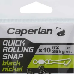 ÉMERILLON AGRAFE PÊCHE QUICK ROLLING SNAP BLACK N -Sportmania emerillon agrafe peche quick rolling snap black n 4