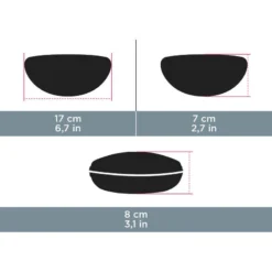 Quechua Etui Rigide Pour Lunettes - CASE 560 - Noir -Sportmania etui rigide pour lunettes case 560 noir 4