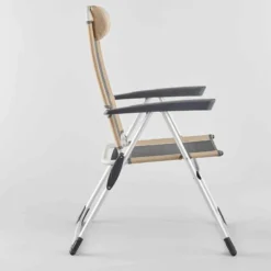 Quechua FAUTEUIL PLIANT CONFORTABLE POUR LE CAMPING - INCLINABLE - ACIER / ALUMINIUM -Sportmania fauteuil pliable tres confortable pour le camping comfort inclinable 3