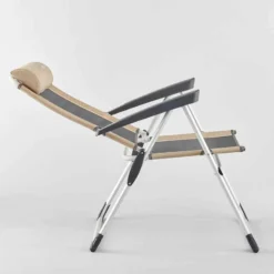 Quechua FAUTEUIL PLIANT CONFORTABLE POUR LE CAMPING - INCLINABLE - ACIER / ALUMINIUM -Sportmania fauteuil pliable tres confortable pour le camping comfort inclinable 5