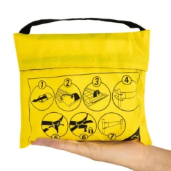 Filet De Beach-volley BV100 Jaune -Sportmania filet de beach volley bv100 wiz net jaune 3