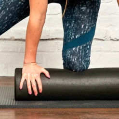 FOAM ROLLER - LONGUEUR 90 Cm / DIAMÈTRE 15 Cm - FITNESS - NOIR -Sportmania foam roller longueur 90 cm slash diametre 15 cm fitness noir 2