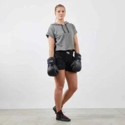 GANTS DE BOXE 120 NOIRS, GANTS D'ENTRAINEMENT -Sportmania gants de boxe 120 noirs gants d entrainement 4