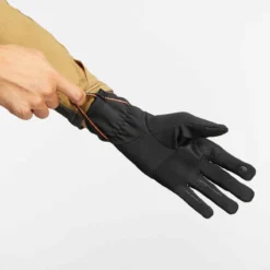 Gants De Trekking Montagne Stretch - TREK 500 Noir - Adulte -Sportmania gants de trek montagne respirants trek 500 bleu adulte 2