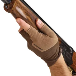 GANTS MITAINES BALL TRAP MARRON -Sportmania gants mitaines ball trap marron solognac 6