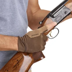 GANTS MITAINES BALL TRAP MARRON -Sportmania gants mitaines ball trap marron solognac 7