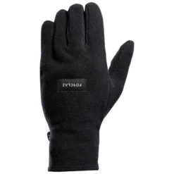 Gants Polaire Recyclés De Trekking Montagne - MT100 Noir - Adulte