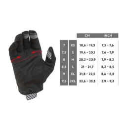 Rockrider GANTS VELO VTT ST 500 ROUGE -Sportmania gants velo vtt st 500 rouge 4
