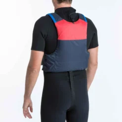 Tribord Gilet D'aide à La Flottabilité BA 50 Newtons Voile Club Rouge Et Bleu ECO-CONCU -Sportmania gilet d aide a la flottabilite ba 50 newtons voile club rouge et bleu eco concu 2