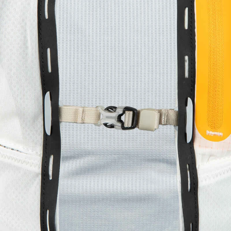 GILET D' HYDRATATION TRAIL MIXTE 5L PORTE FLASQUES BLANC ORANGE 7 GILET D' HYDRATATION TRAIL MIXTE 5L PORTE FLASQUES BLANC ORANGE – Image 7