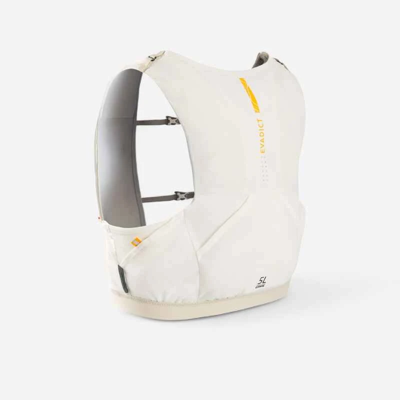 GILET D' HYDRATATION TRAIL MIXTE 5L PORTE FLASQUES BLANC ORANGE 1 GILET D' HYDRATATION TRAIL MIXTE 5L PORTE FLASQUES BLANC ORANGE