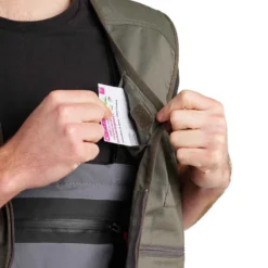 Gilet De Pêche 100 Kaki -Sportmania gilet de peche 100 kaki 3