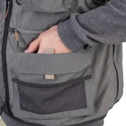 GILET De Pêche 500 Gris -Sportmania gilet de peche 500 gris 4