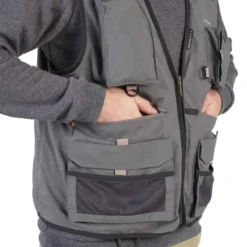 GILET De Pêche 500 Gris -Sportmania gilet de peche 500 gris 5