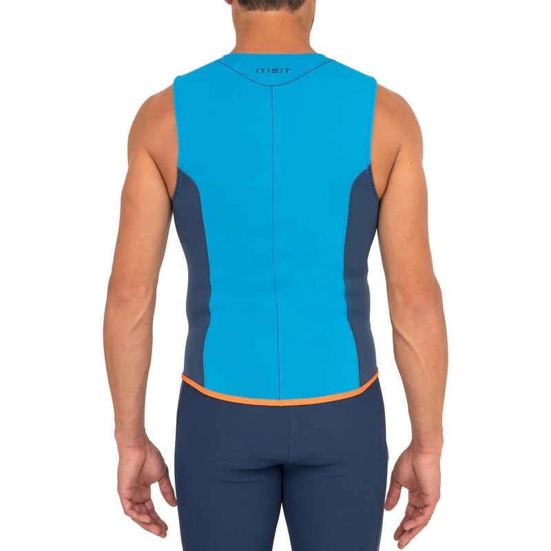 GILET KAYAK ET STAND UP PADDLE 500 HOMME NEOPRENE 2 MM BLEU ELEC 7 GILET KAYAK ET STAND UP PADDLE 500 HOMME NEOPRENE 2 MM BLEU ELEC – Image 7