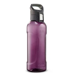 Quechua Gourde Rando MH500 Bouchon Ouverture Rapide 0,8 Litre Plastique (Ecozen®) Violet