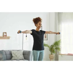 PAIRE D'HALTÈRES FITNESS 2*0,5 KG - BLEU MARINE -Sportmania halteres tonedumbell 205 kg rose 3