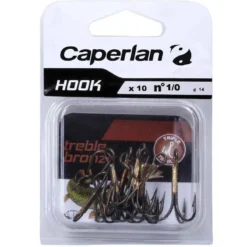 HAMEÇON TRIPLE PÊCHE HOOK TRIPLE BRONZE -Sportmania hamecon triple peche hook triple bronze 5