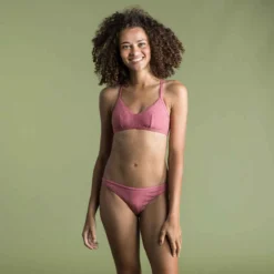 Haut De Maillot De Bain BRASSIERE CARO ROSE Cotelé Dos Structuré Et Réglable -Sportmania haut de maillot de bain brassiere caro rose cotele dos structure et reglable 7