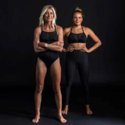 Haut De Maillot De Bain Brassière De Surf Femme Double Réglage Plat ELISE NOIRE -Sportmania haut de maillot de bain brassiere de surf femme double reglage plat elise noire 12