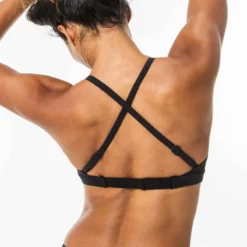 Haut De Maillot De Bain Brassière De Surf Femme Double Réglage Plat ELISE NOIRE -Sportmania haut de maillot de bain brassiere de surf femme double reglage plat elise noire 5