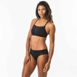 Haut De Maillot De Bain Brassière De Surf Femme Double Réglage Plat ELISE NOIRE -Sportmania haut de maillot de bain brassiere de surf femme double reglage plat elise noire 6