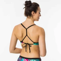 Haut De Maillot De Bain Brassière De Surf Femme Réglable Dos BEA LOVINA BLEUE -Sportmania haut de maillot de bain brassiere de surf femme reglable dos bea lovina bleue 2