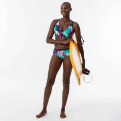 Haut De Maillot De Bain Brassière De Surf Femme Réglable Dos BEA LOVINA BLEUE -Sportmania haut de maillot de bain brassiere de surf femme reglable dos bea lovina bleue 5