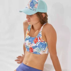 HAUT DE MAILLOT DE BAIN BRASSIERE LANA FILLE 500 GLORY WHITE -Sportmania haut de maillot de bain brassiere lana fille 500 glory white 3