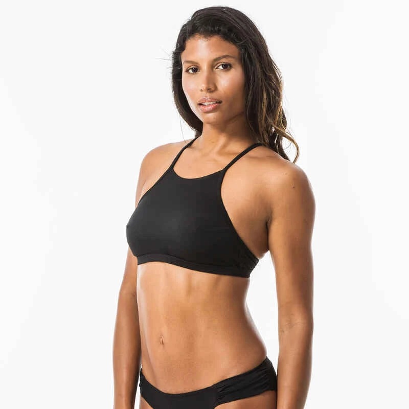 Haut De Maillot De Bain Femme Brassière De Surf Avec Coques ANDREA NOIRE 1 Haut De Maillot De Bain Femme Brassière De Surf Avec Coques ANDREA NOIRE