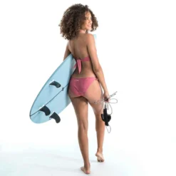 Haut De Maillot De Bain Push Up Femme ELENA ROSE Côtelé -Sportmania haut de maillot de bain femme push up avec coques fixes elena uni rose cotele 8