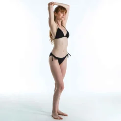 HAUT DE MAILLOT DE BAIN FEMME TRIANGLE COULISSANT AVEC COQUES MAE NOIR -Sportmania haut de maillot de bain femme triangle coulissant avec coques mae noir 5