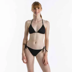 HAUT DE MAILLOT DE BAIN FEMME TRIANGLE COULISSANT AVEC COQUES MAE NOIR -Sportmania haut de maillot de bain femme triangle coulissant avec coques mae noir 6