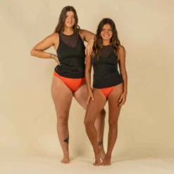 HAUT DE MAILLOT DE BAIN TANKINI MAI UNI NOIR COQUES AMOVIBLES -Sportmania haut de maillot de bain tankini mai uni noir coques amovibles 6