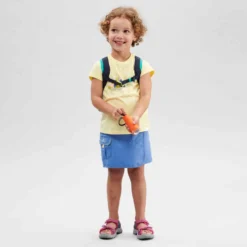 Quechua Jupe Short De Randonnée - MH100 KID Bleue -enfant 2-6 ANS -Sportmania jupe short de randonnee mh100 kid bleu marine enfant 2 6 ans 3