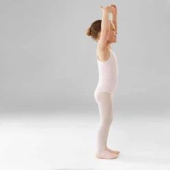 Justaucorps Danse Classique Rose Fines Bretelles Fille -Sportmania justaucorps danse classique rose fines bretelles fille 4