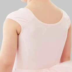 Justaucorps Danse Classique Rose Pale Manches Courtes Fille -Sportmania justaucorps danse classique rose manches courtes fille 5