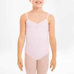 Justaucorps Danse Classique Rose Pale Fines Bretelles Filles -Sportmania justaucorps danse classique rose pale fines bretelles filles 2