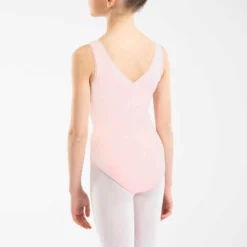 Justaucorps De Danse Classique Fille Rose Pale. -Sportmania justaucorps de danse classique fille rose pale 2