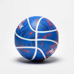 Ballon De Basketball Taille 4 Enfant - K500 Bleu Orange -Sportmania k500 light size 4 red blue 4