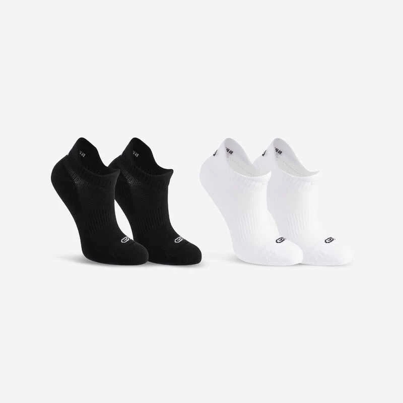 Lot X2 De Chaussettes Running Confort Enfant -KIPRUN 500 INV Noires Et Blanches 1 Lot X2 De Chaussettes Running Confort Enfant -KIPRUN 500 INV Noires Et Blanches