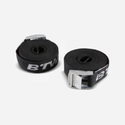 Decathlon Kit 2 Sangles De Serrage 3 M Noires