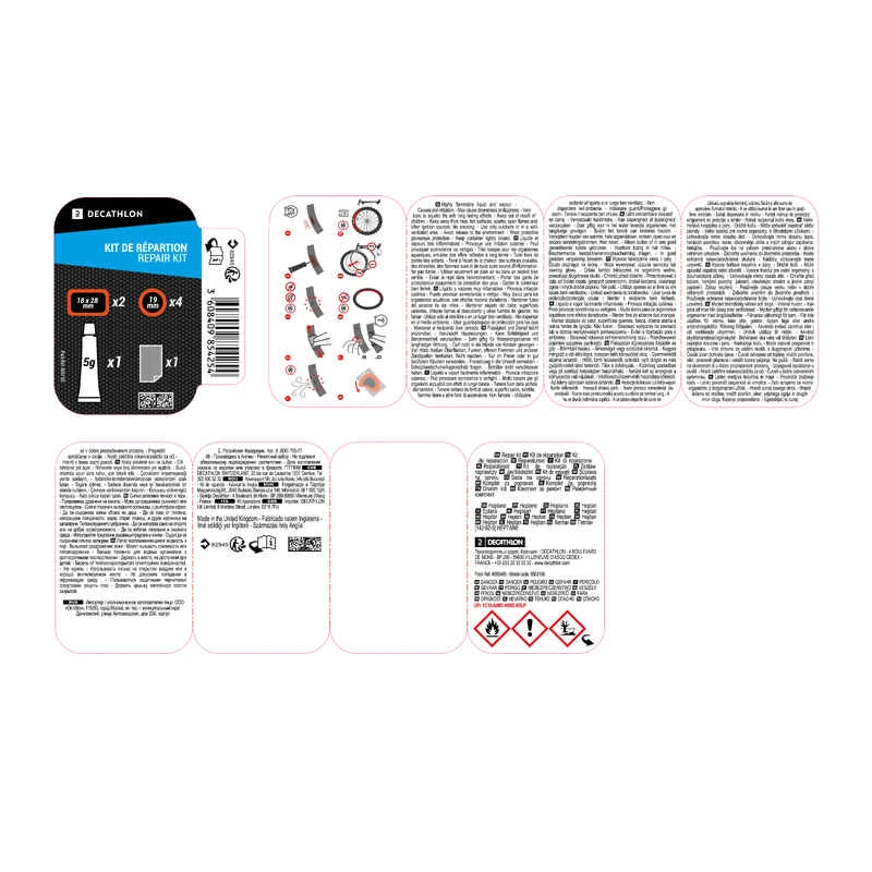 Decathlon KIT DE PATCHS DE REPARATION CHAMBRE A AIR VELO 4 Decathlon KIT DE PATCHS DE REPARATION CHAMBRE A AIR VELO – Image 4