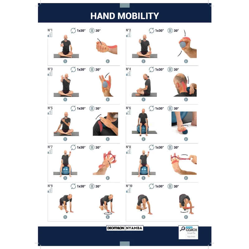 KIT DE RÉÉDUCATION POUR MAINS MOBILITÉ FITNESS 3 KIT DE RÉÉDUCATION POUR MAINS MOBILITÉ FITNESS – Image 3