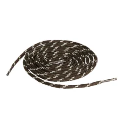 Lacets Ronds Pour Chaussures De Randonnée Gris Noir