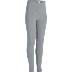 Legging 100 Gym Fille Gris Clair